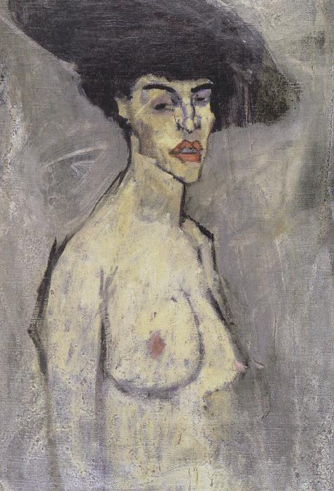 Amedeo Modigliani Nude with a Hat (mk39 oil painting picture